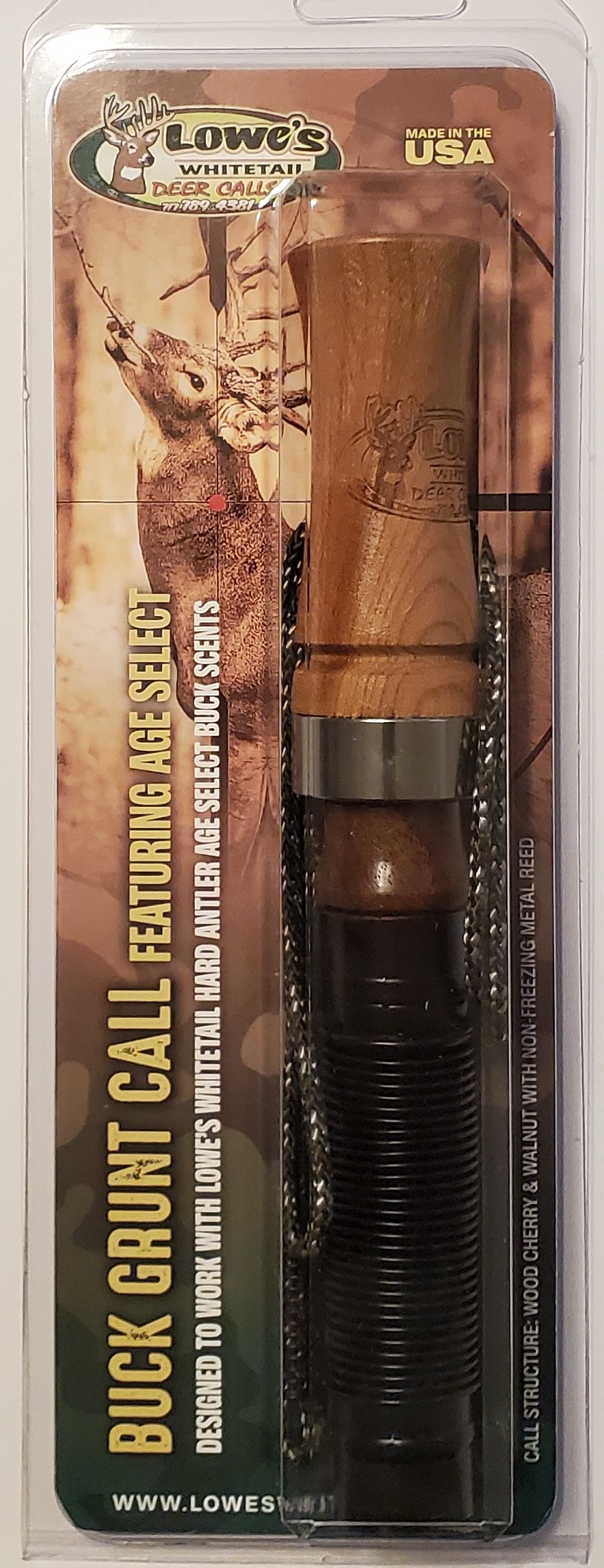 Age Select Buck Grunt - Wood Body - Click Image to Close